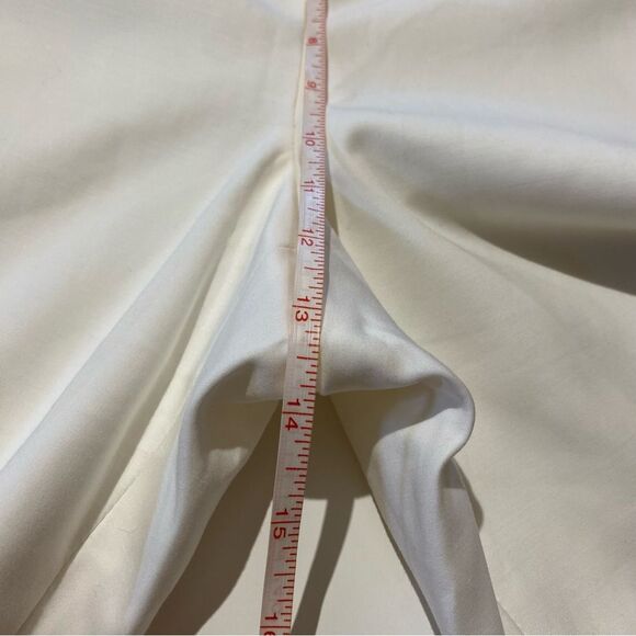 - Vintage Talbots White Straight Wide Leg Stetch Chino Pants Women's Size 14 - Picture 11 of 16